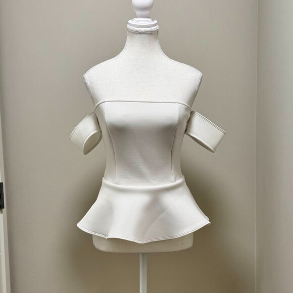 Brand New | woman's | off shoulder| Peplum top - Picture 1 of 2